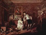 William Hogarth The murder of the count oil on canvas